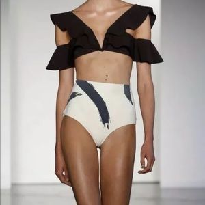 Zimmerman pained heart bikini bottom size 0